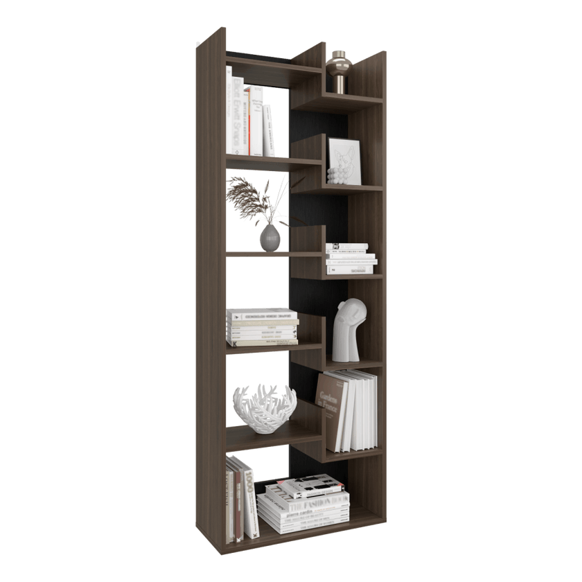 Biblioteca Clover 162X60X25 Rta Milan Wengue
