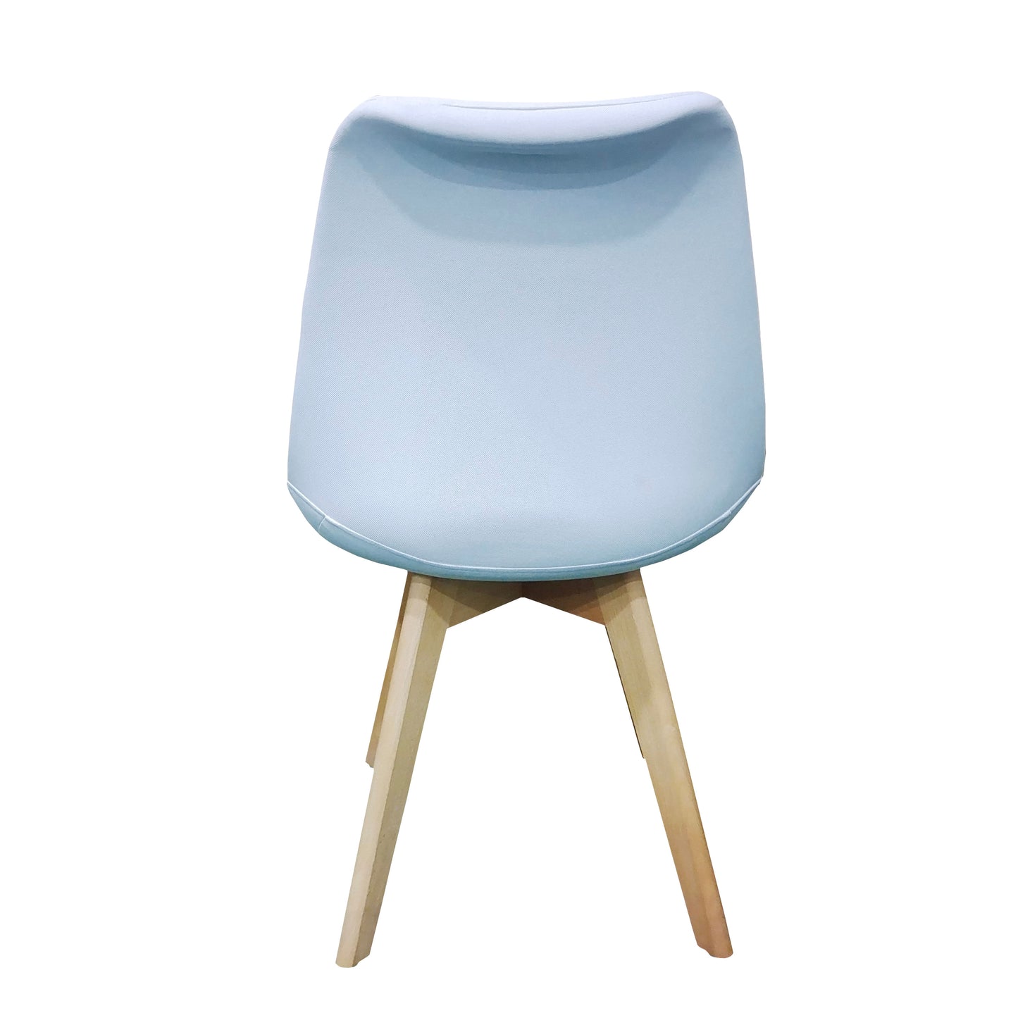Set X2 Silla S-54 - Bm-053-L 84X49X54 Rta Blanco-Café Claro
