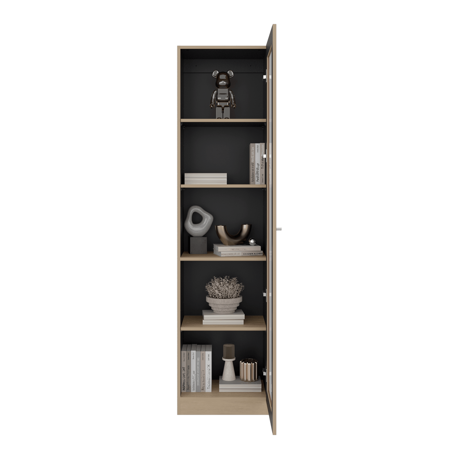 Vitrina Home E6 180X45X31 Rta Cartagena Wengue