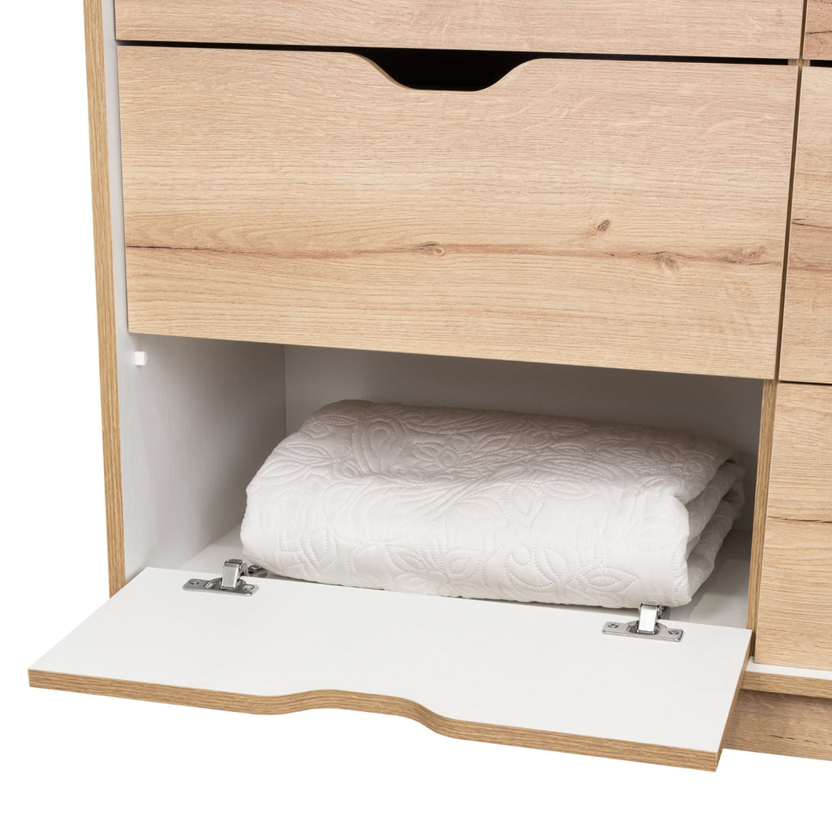 Cómoda Basilea 77X107X41 Rta Duna Blanco