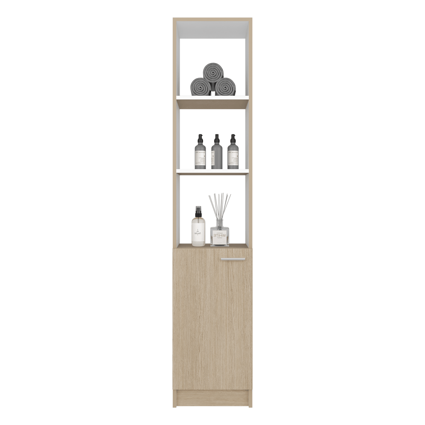 Mueble Auxiliar De Baño Bath 162X33X26 Rta Cartagena Blanco Zf