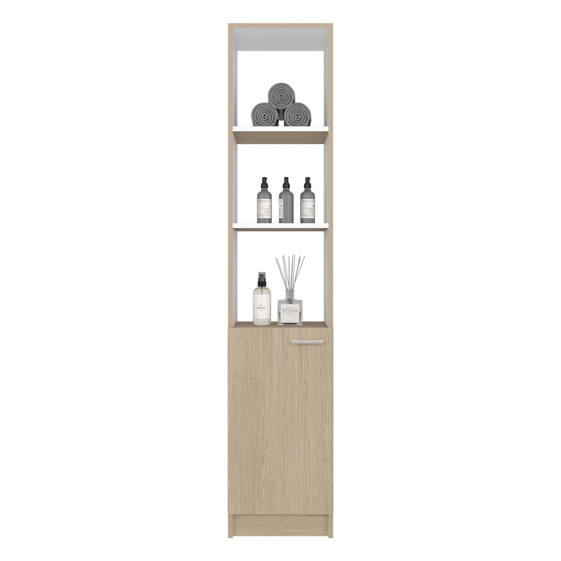 Mueble Auxiliar De Baño Bath 162X33X26 Rta Cartagena Blanco Zf