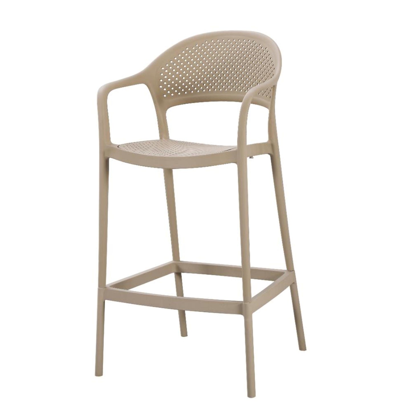 Silla Bar Curitiva 109X56X56 Rta Taupe
