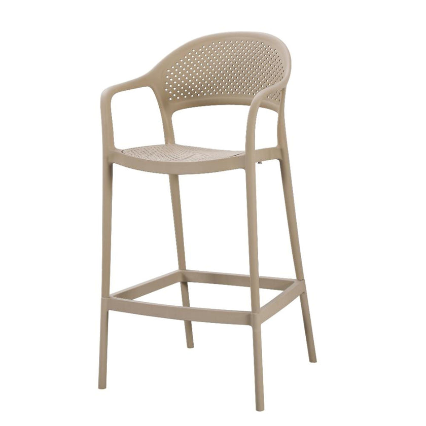 Silla Bar Curitiva 109X56X56 Rta Taupe