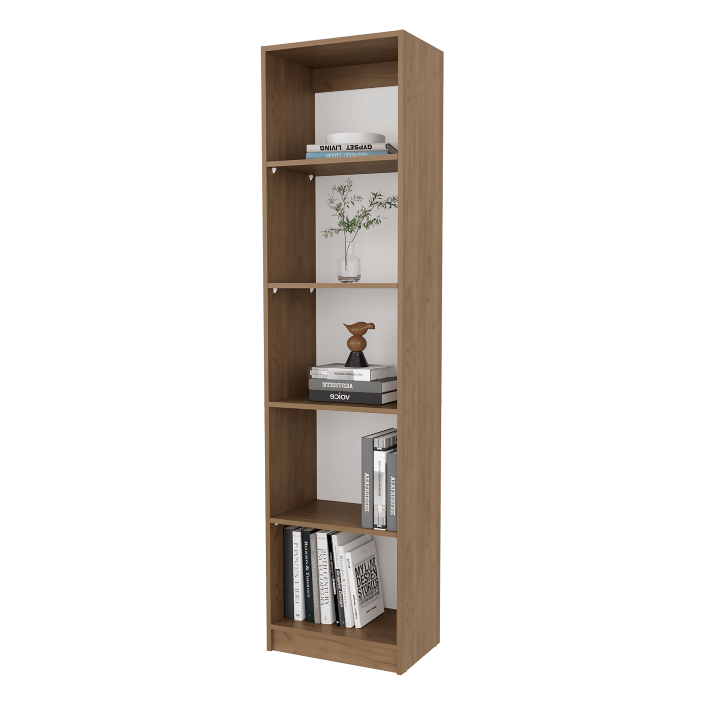 Biblioteca Home Xs 5 Espacios 180X45 Rta Fresno Europeo Zf