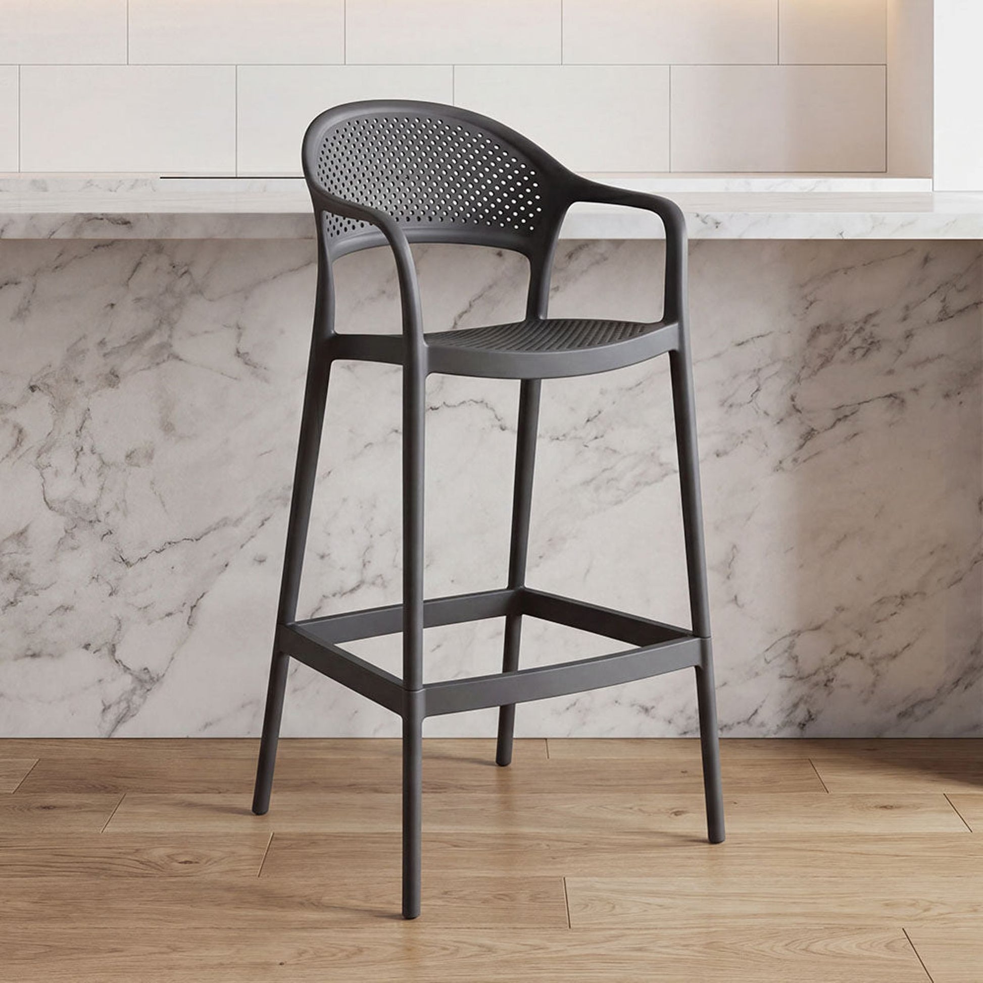 Silla Bar Curitiva 109X56X56 Rta Negro