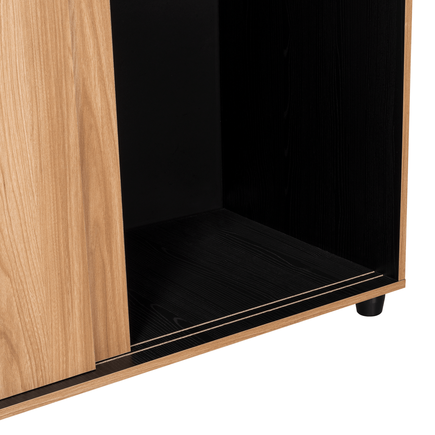 Armario Angelo 3 Puertas 180X150X51 Rta Fresno Wengue