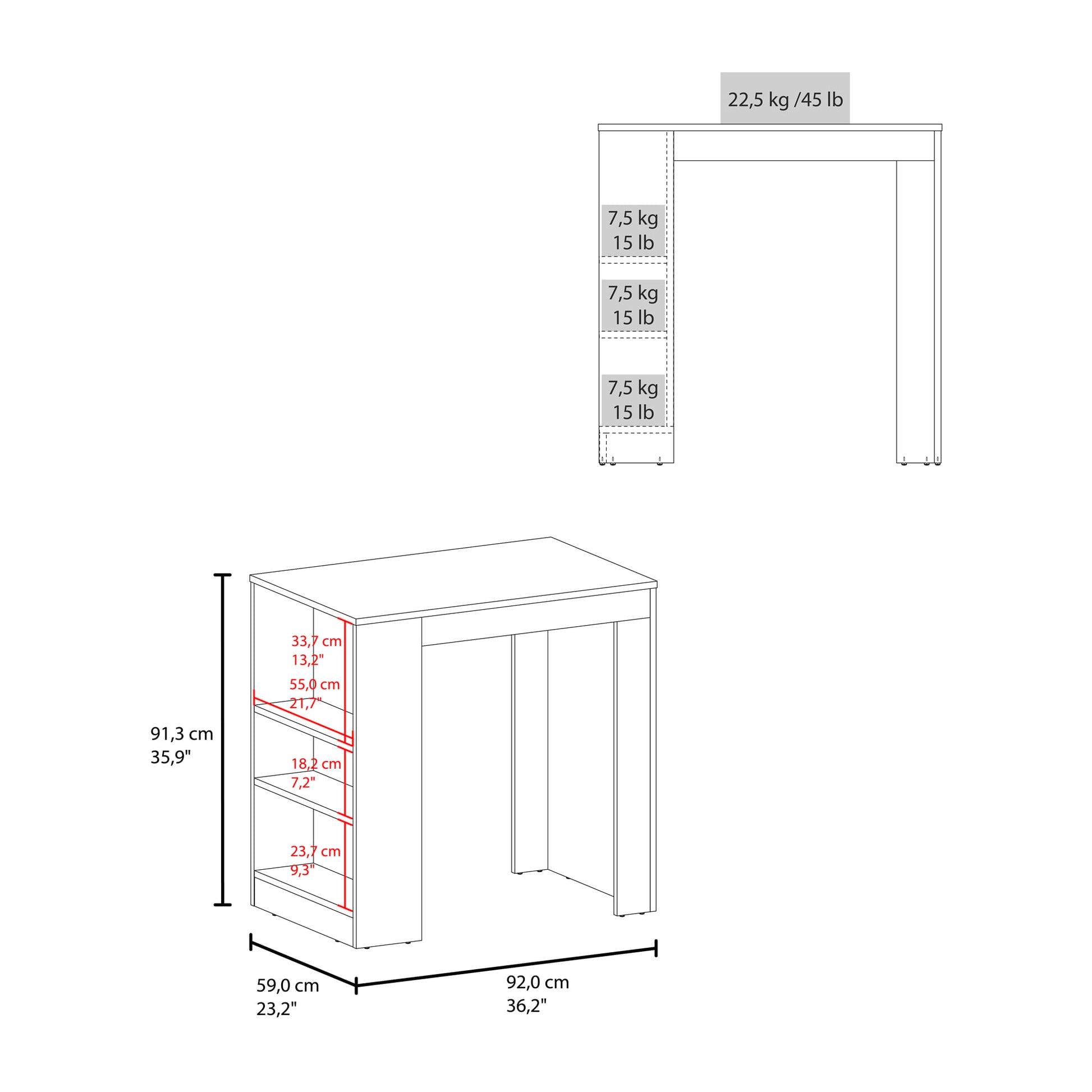 Isla De Cocina Portree 91X92X59 Rta Kronos Fresno Zf