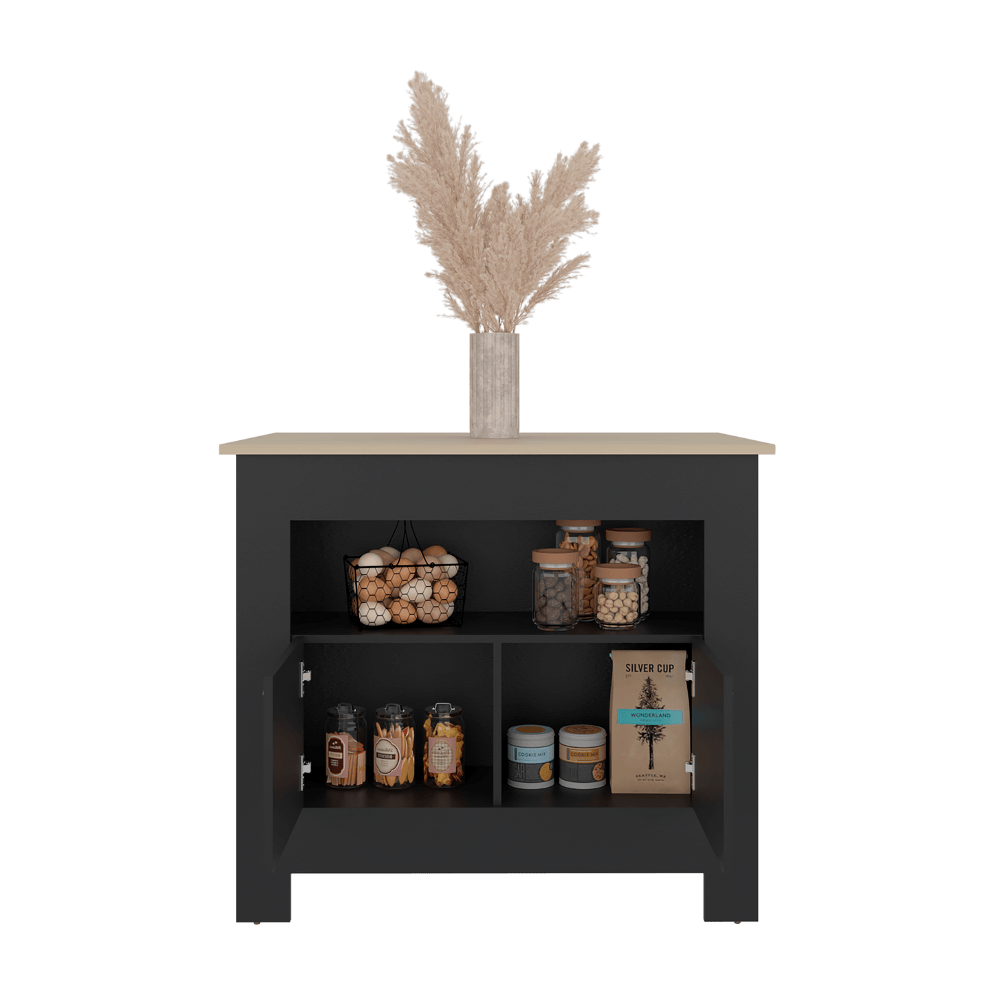 Isla De Cocina Arlet 89X103X70 Rta Wengue Cartagena Zf