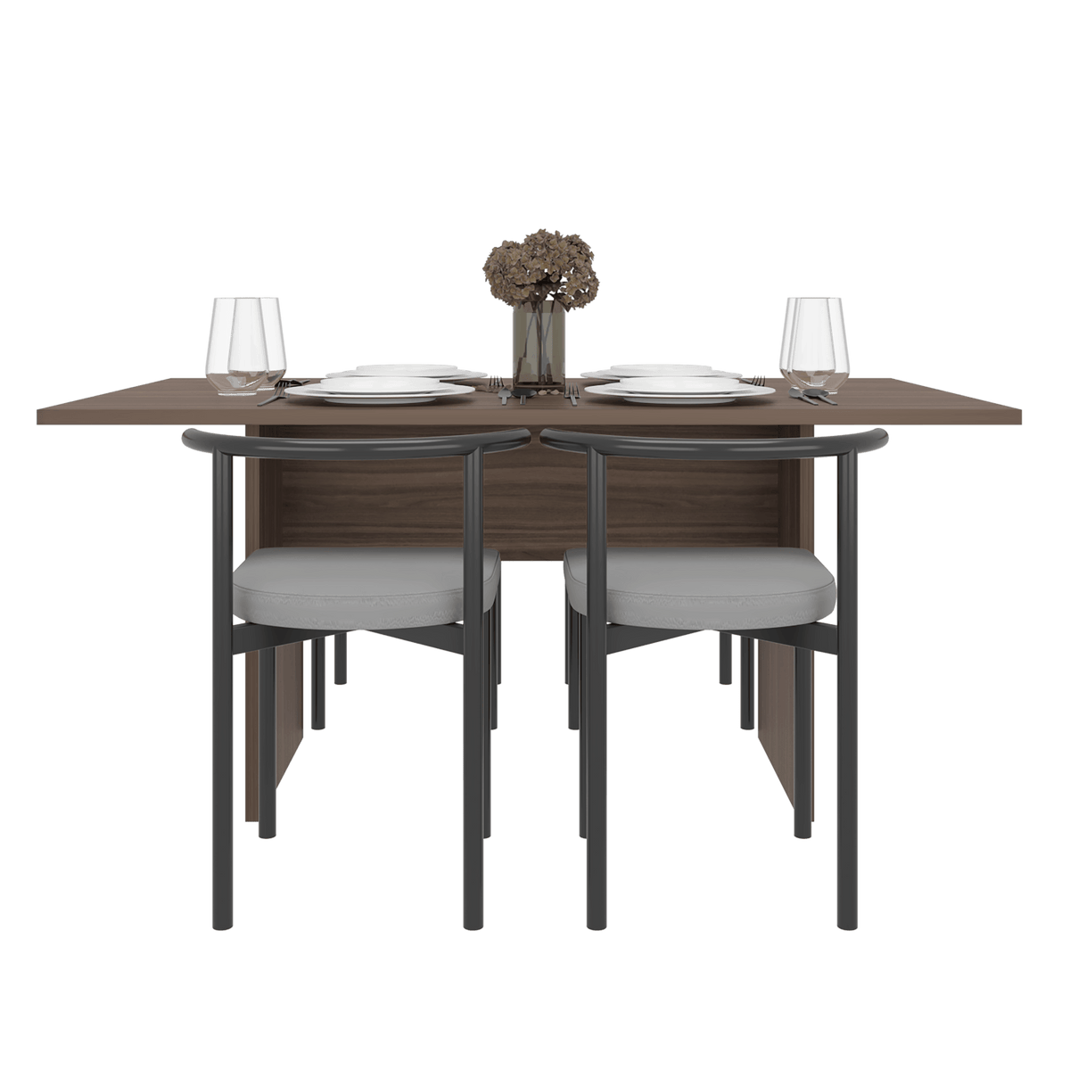 Mesa Comedor Beijing 74X160X90 Rta Avellana