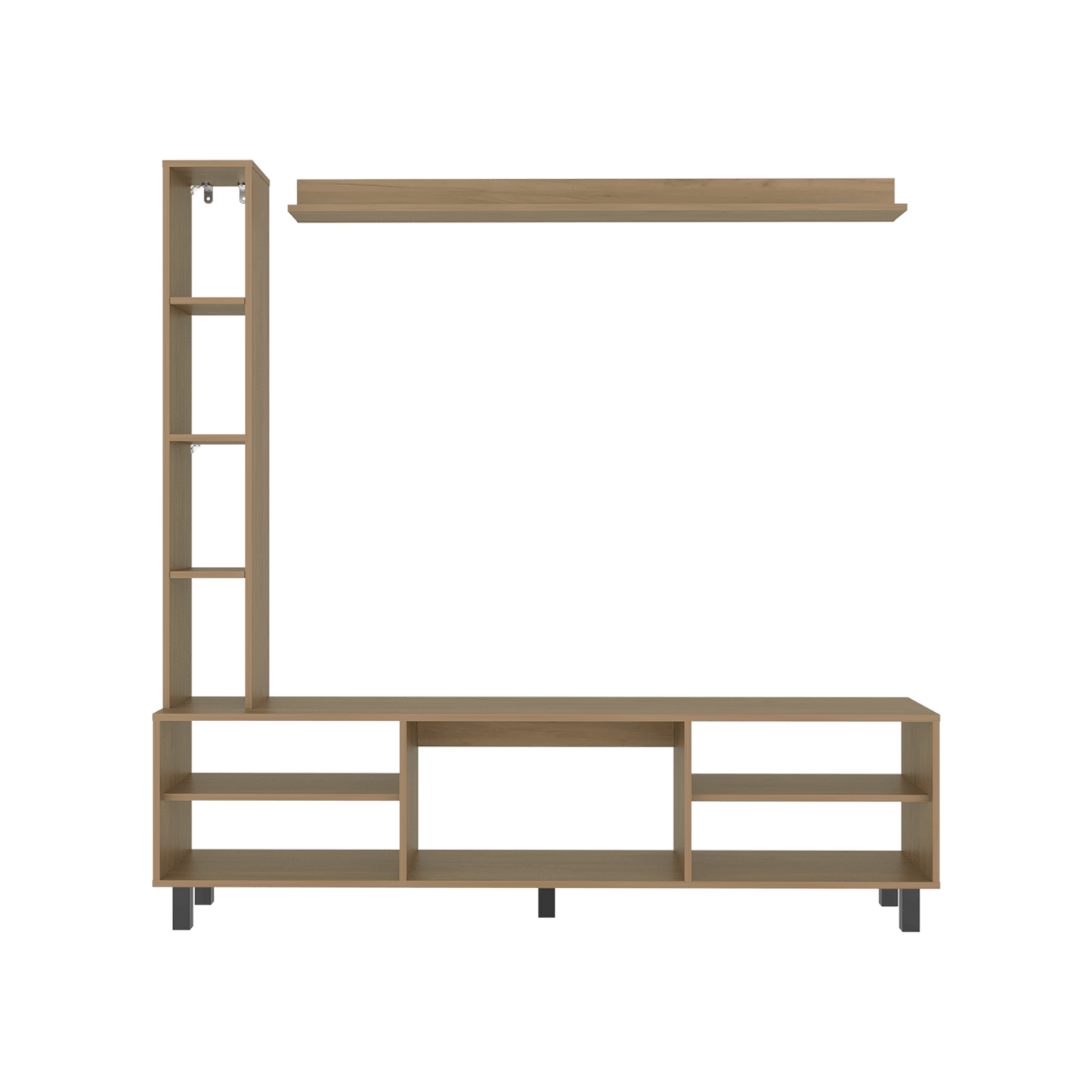 Centro De Entretenimiento 65" Scio 169X170X35 Rta Fresno Zf