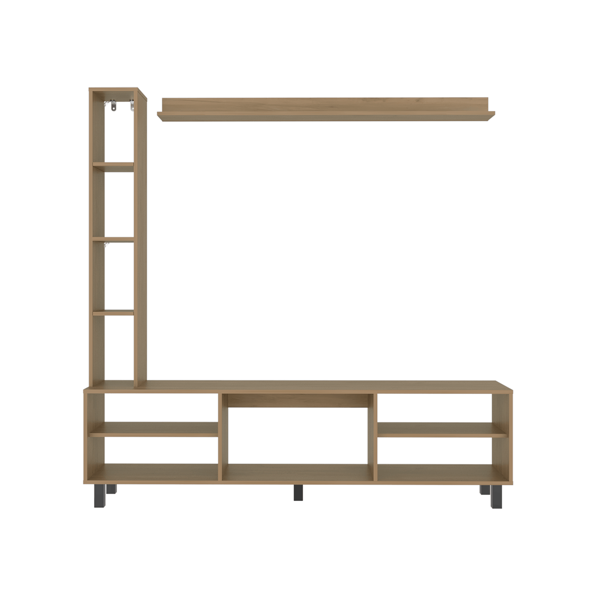 Centro De Entretenimiento 65" Scio 169X170X35 Rta Fresno Zf