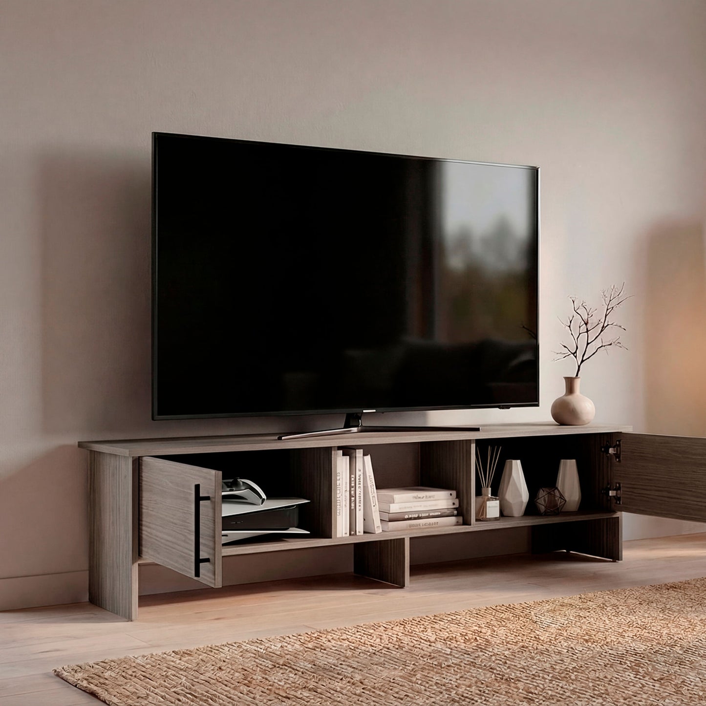 Rack De Tv Dago 41X160X35 Rta Positano Zf