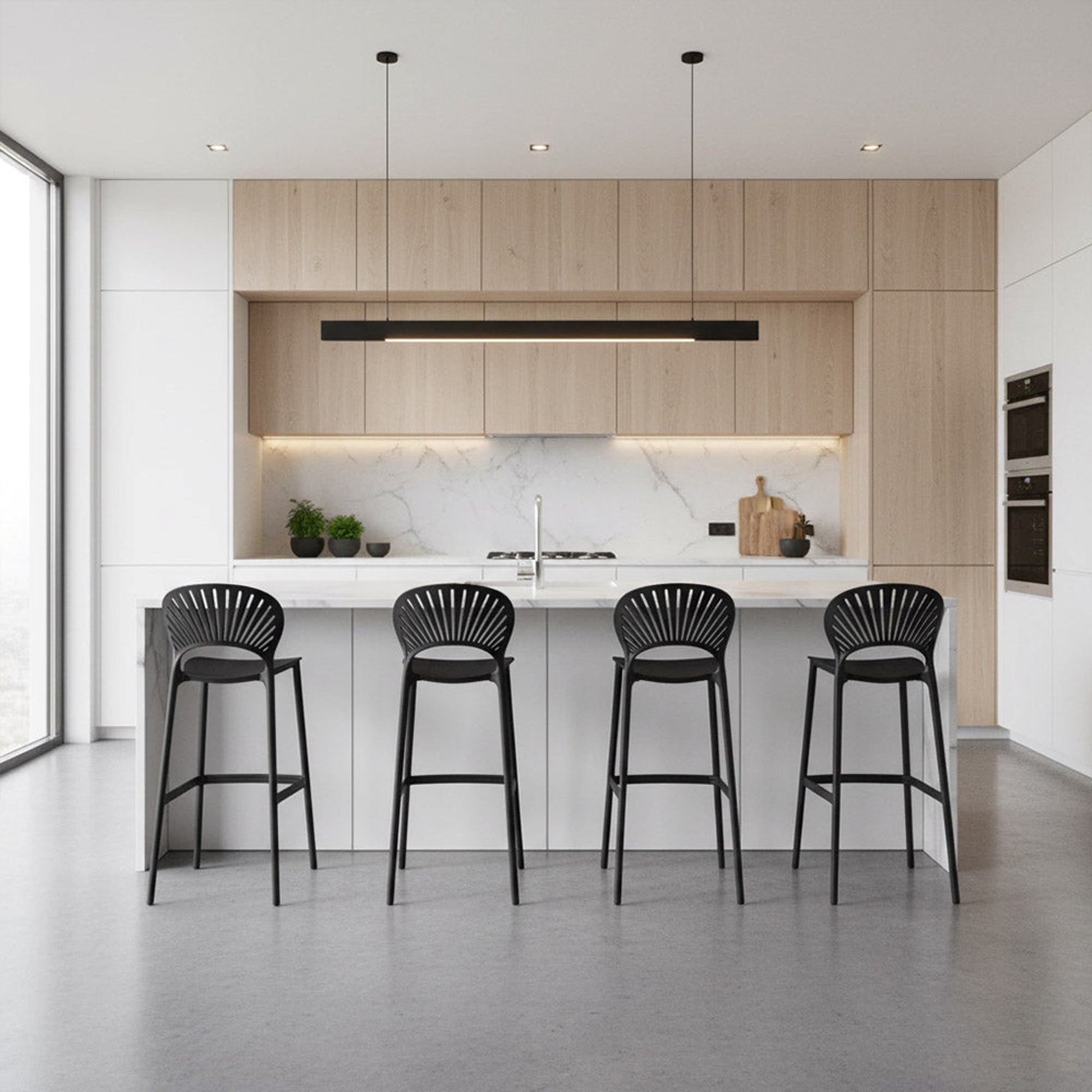 Silla Bar Paraiso105X49X48 Negro