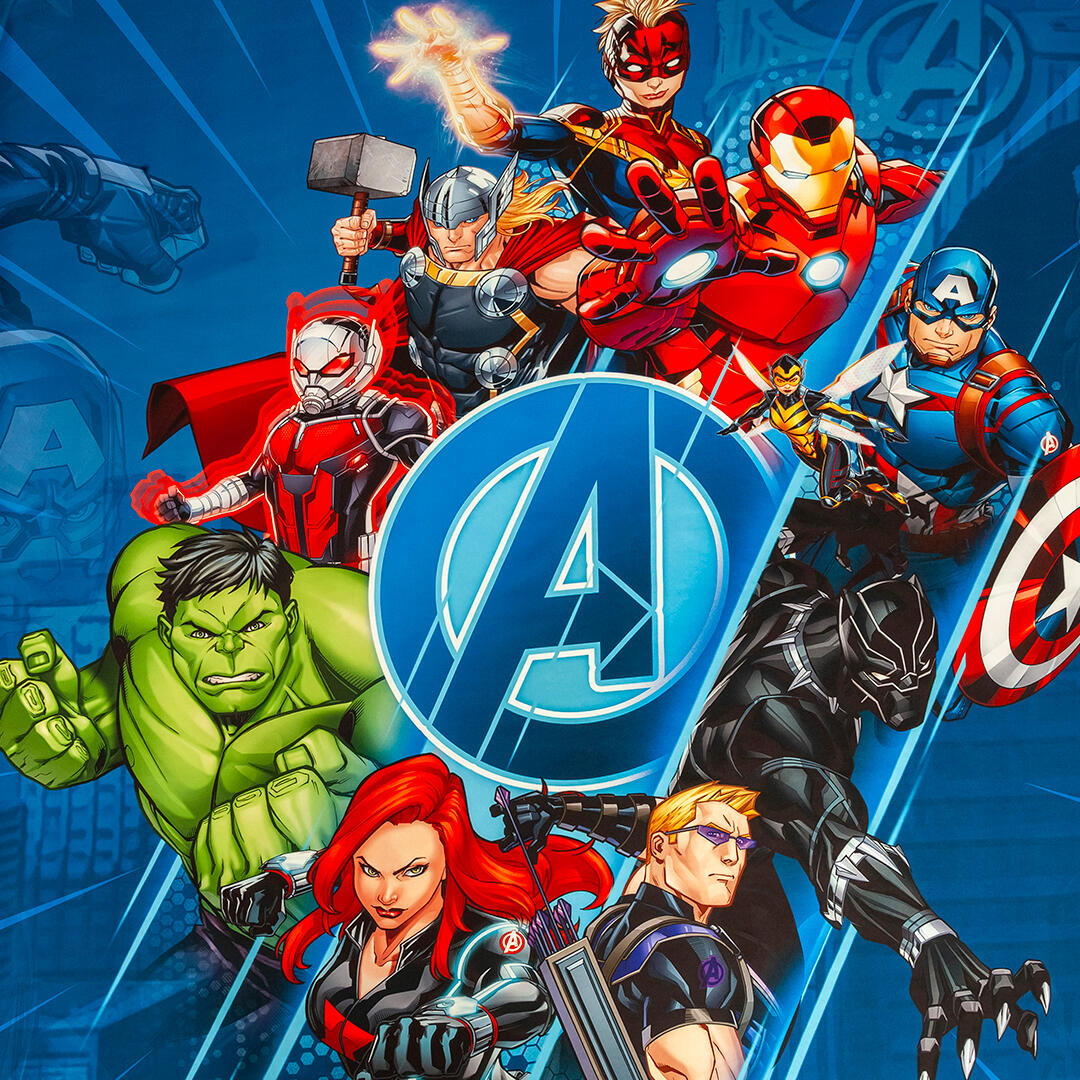 Juego De Sabanas Core Disney Avengers Estampados Animados