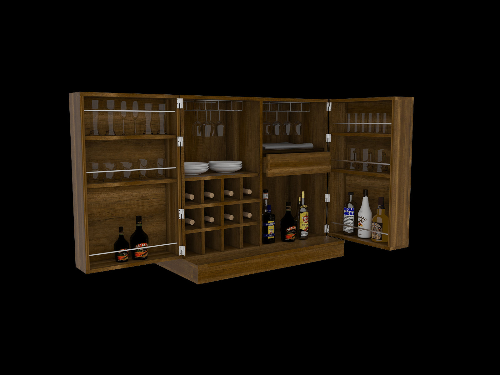 Mueble Bar Sintra Rta Caramelo