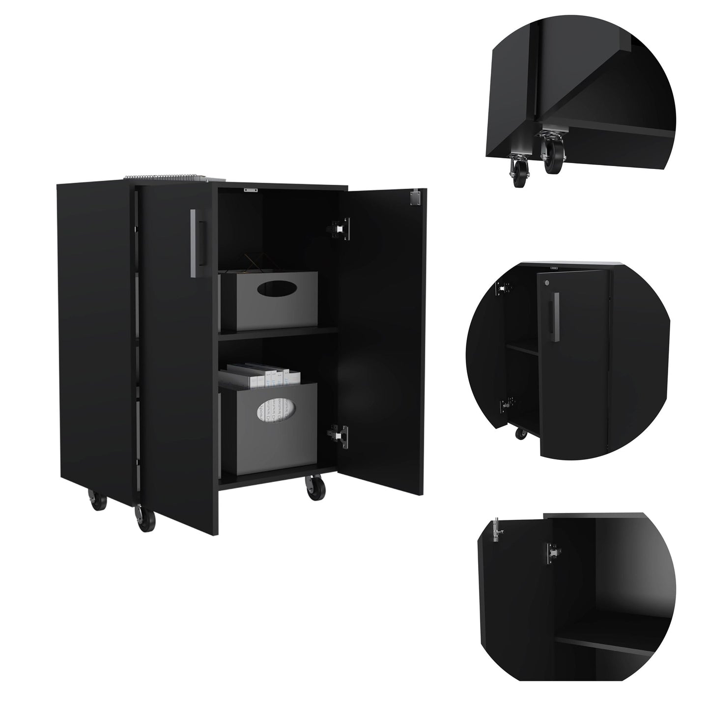 Mueble Auxiliar Bajo 90X70X46 Rta Wengue Zf