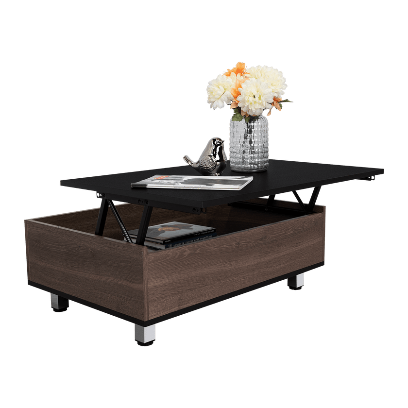 Mesa De Centro Funcional 5G-2 (1C) Milan+Wengue 29.7X80X54.5 Cm