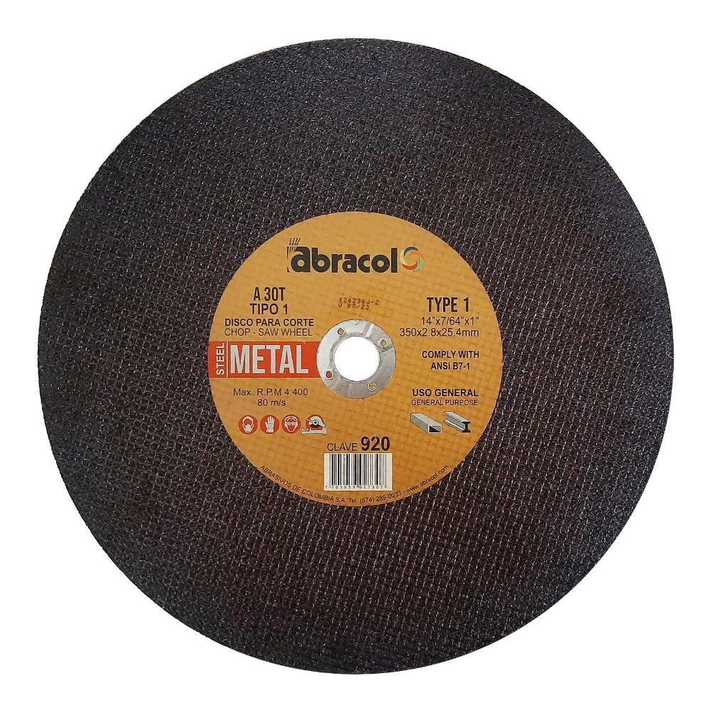 Disco Abracol Cm 14 Uso General Dt1 350X28X254Mm Clave 920 Abdia0030146