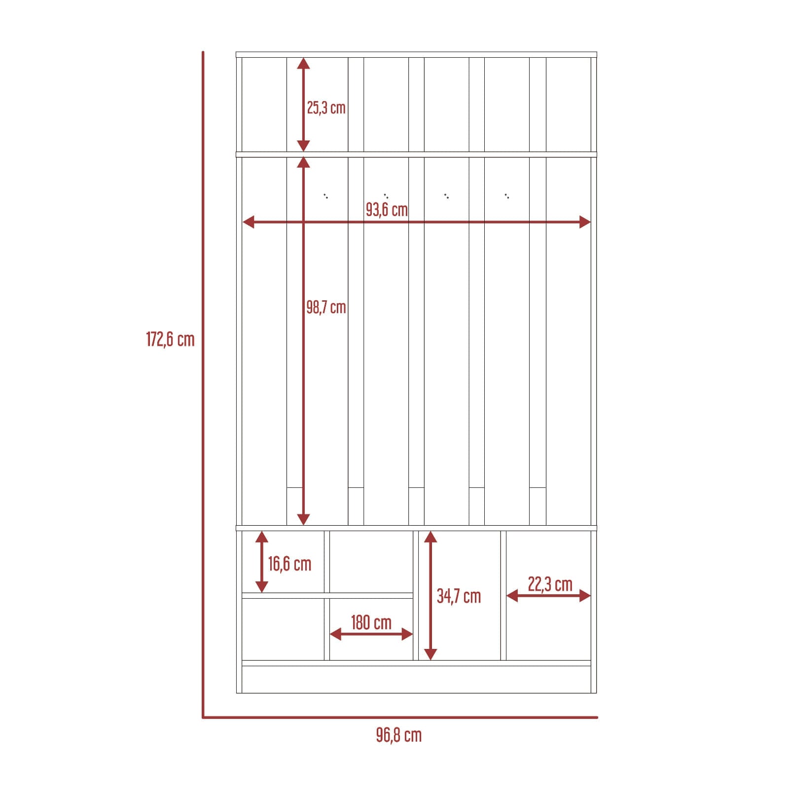Mueble Recibidor Beijing Rta Milan
