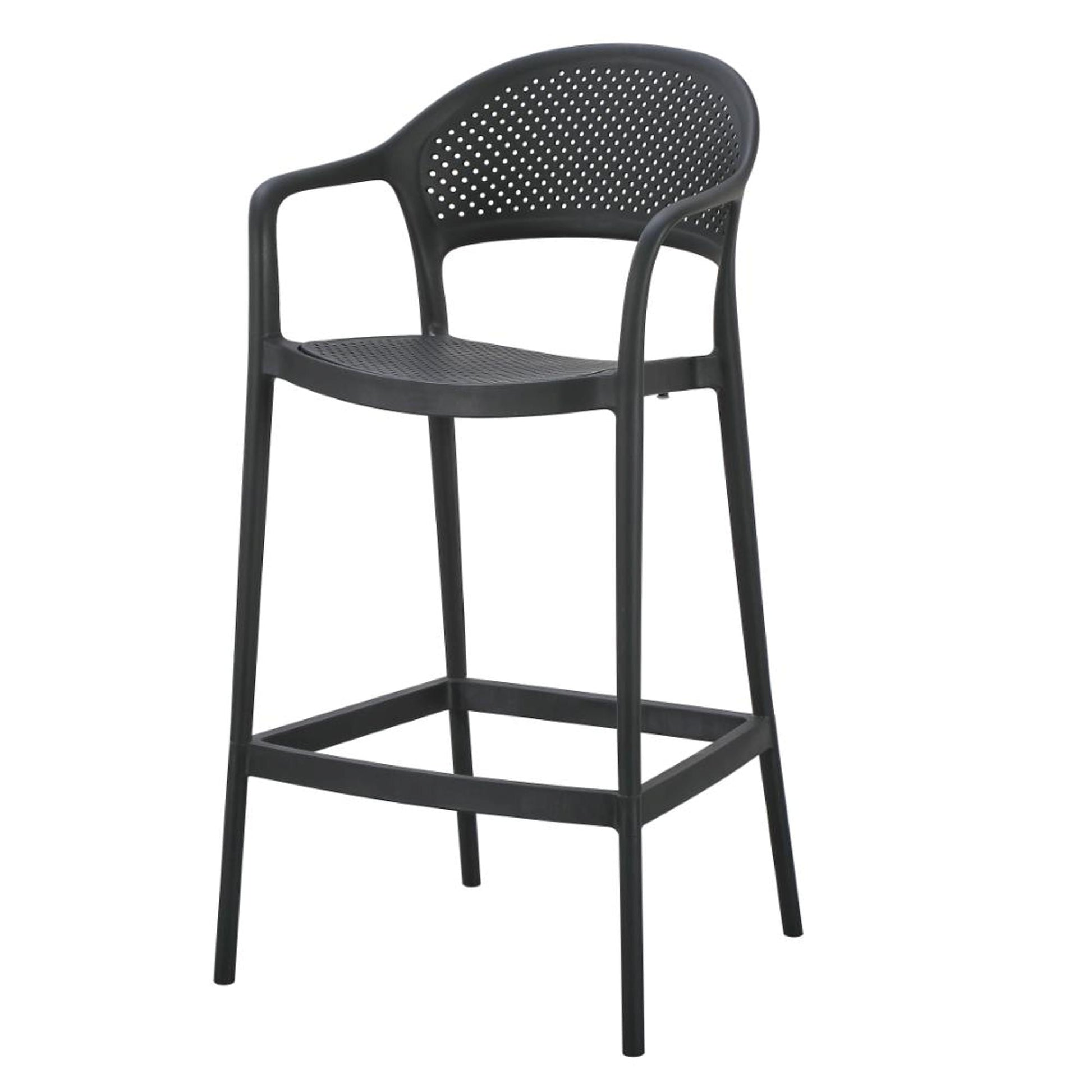 Silla Bar Curitiva 109X56X56 Rta Negro