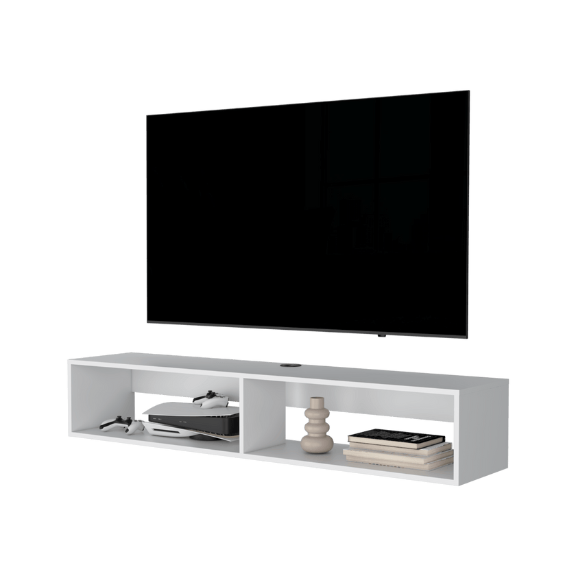 Rack Tv Flotante 26X150X32 Rta Blanco Zf