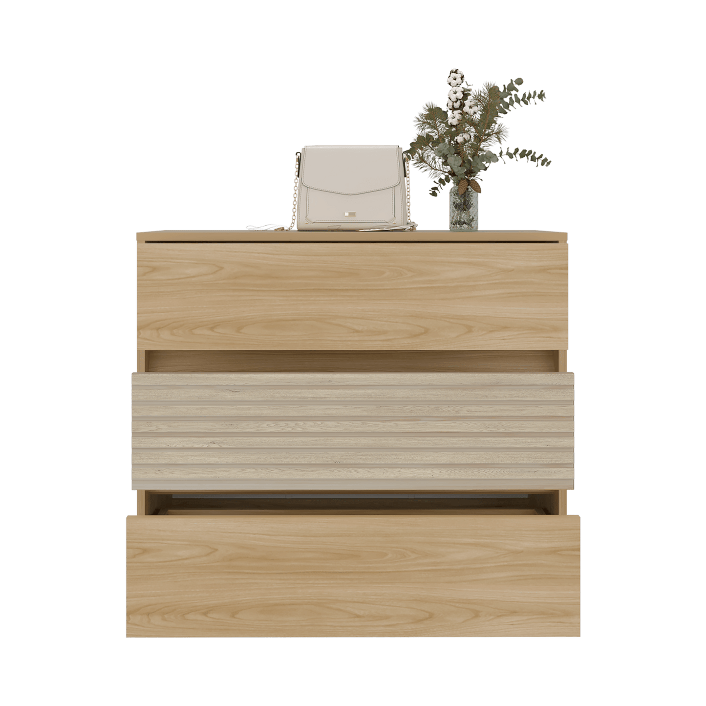 Cajonera Wanda 71X80X34 Rta Fresno Roble Natural