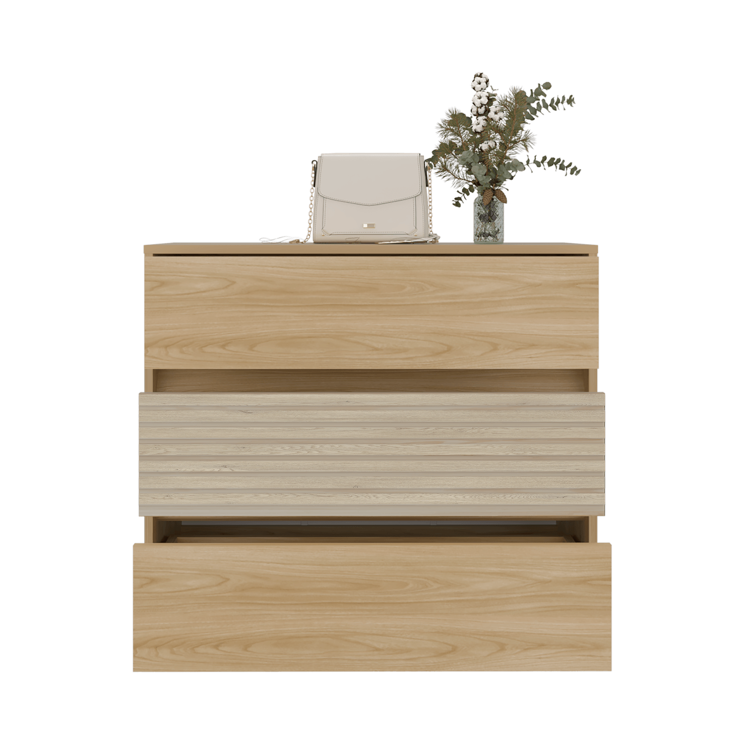 Cajonera Wanda 71X80X34 Rta Fresno Roble Natural