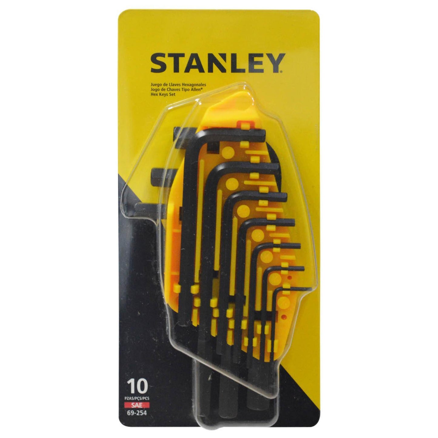 Llave Alem X 10 Stanley Pulg 69254
