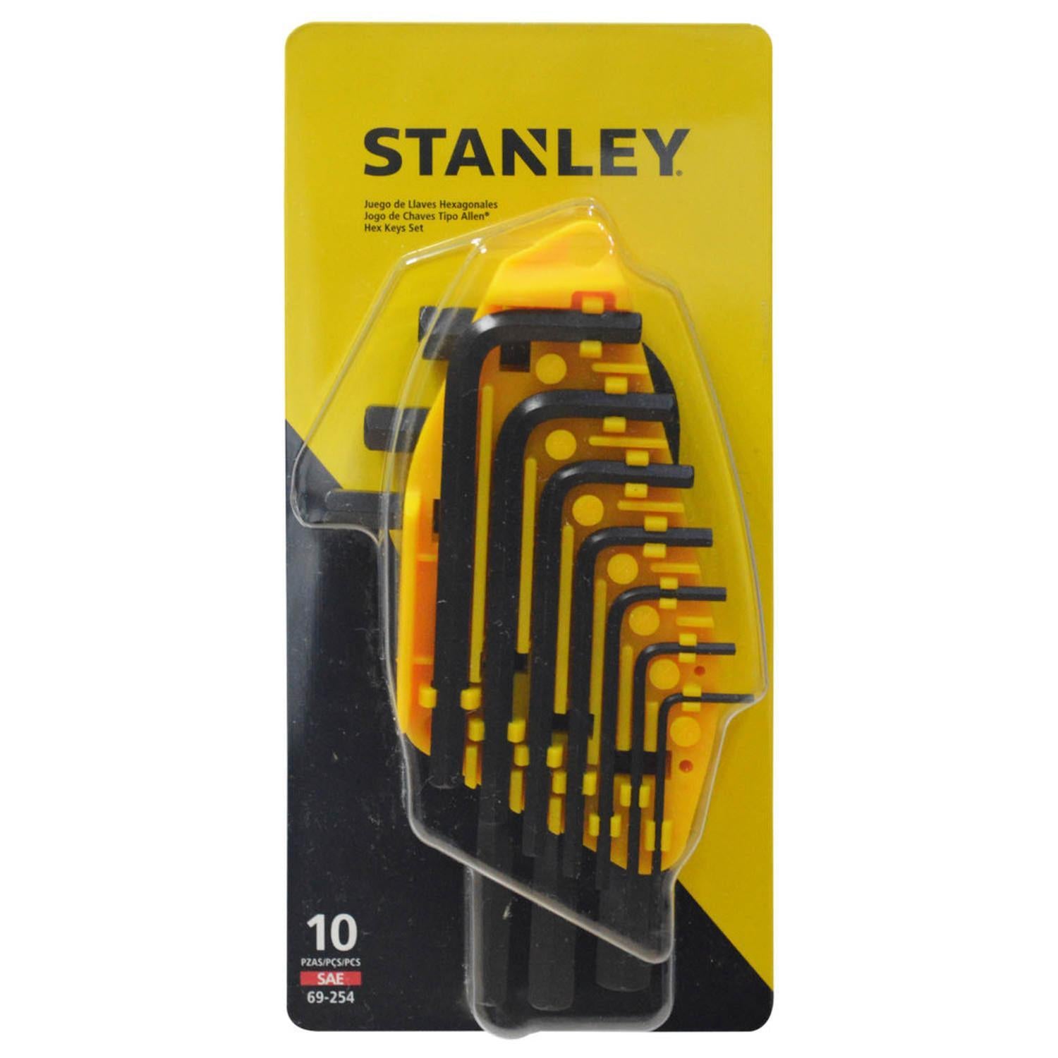 Llave Alem X 10 Stanley Pulg 69254