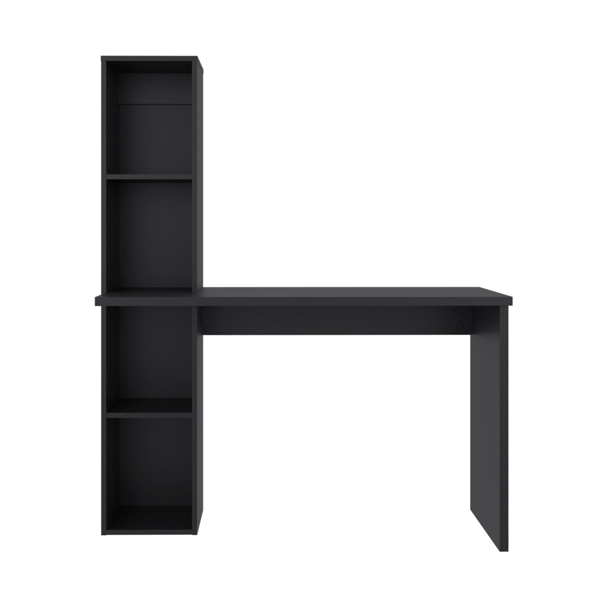 Escritorio Biblioteca Aston 145X120X45 Rta Wengue Zf