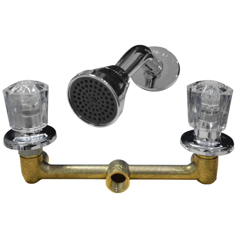 Linea Grival Mezclador 8 Pul  Ducha Regadera Pomo Briza 324503331 Paq X 4
