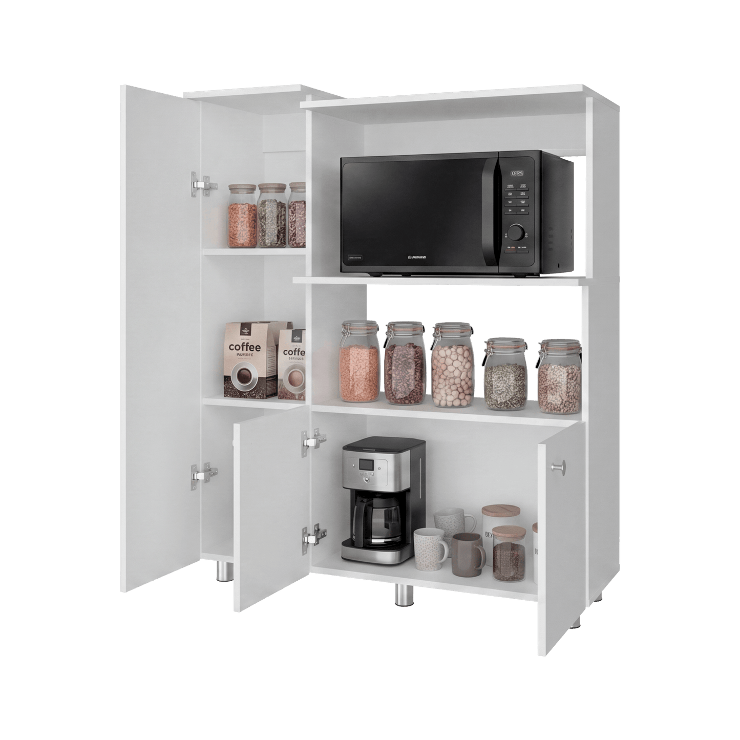 Alacena Lilo 119X96X41 Rta Blanco Zf
