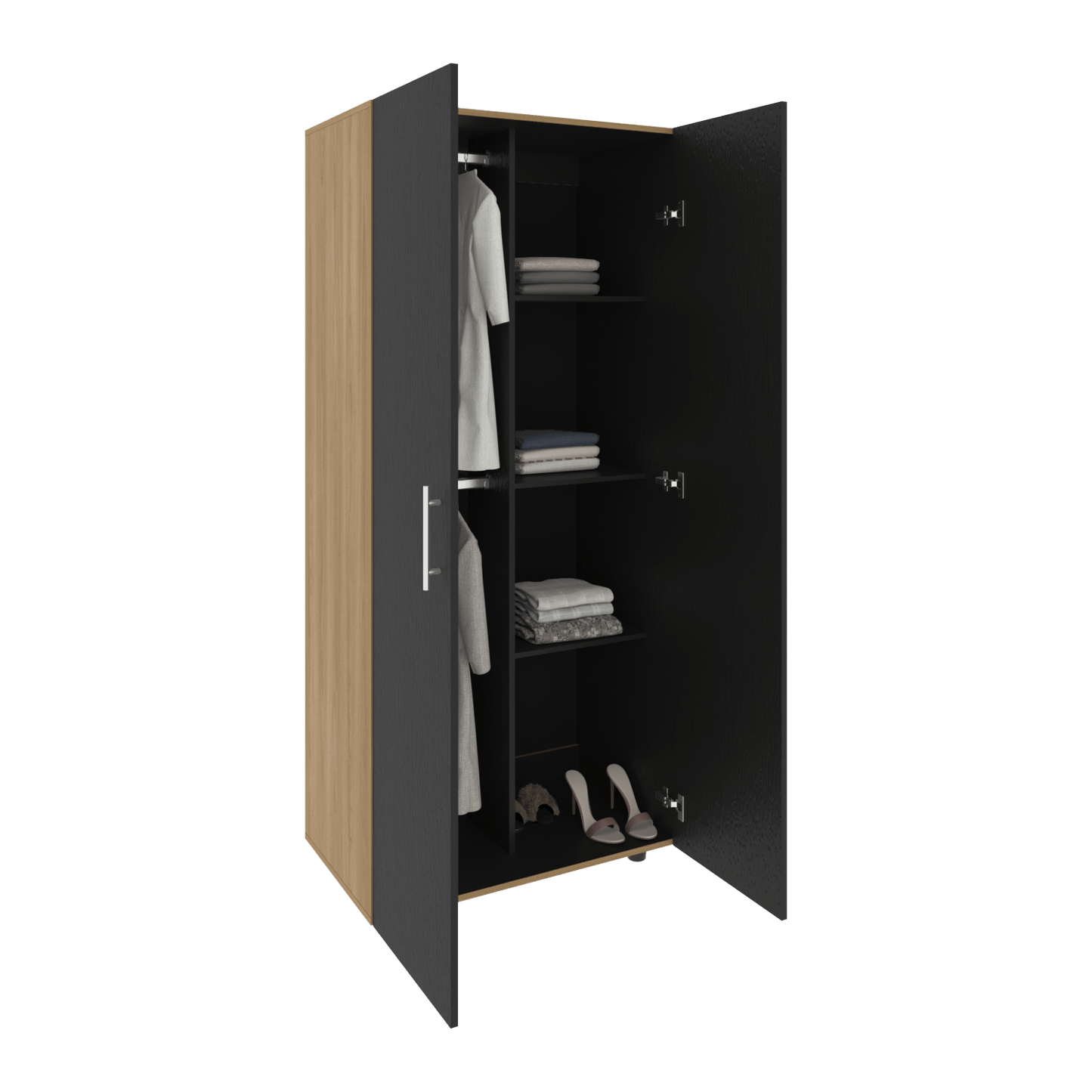 Closet Tera 180X80X48 Rta Fresno Wengue