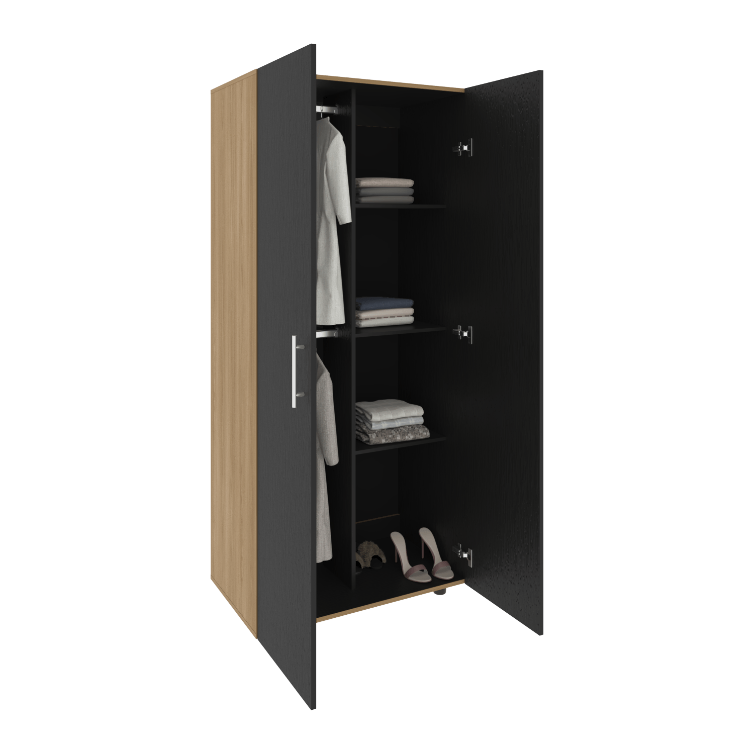 Closet Tera 180X80X48 Rta Fresno Wengue