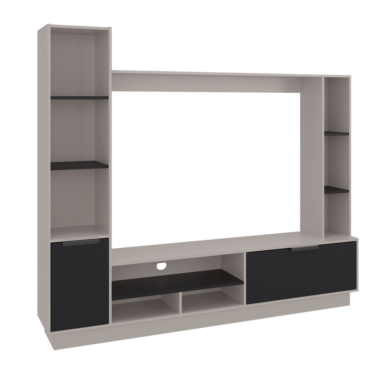 Centro Entretenimiento Marsella 176X202X35 Rta Capri Wengue