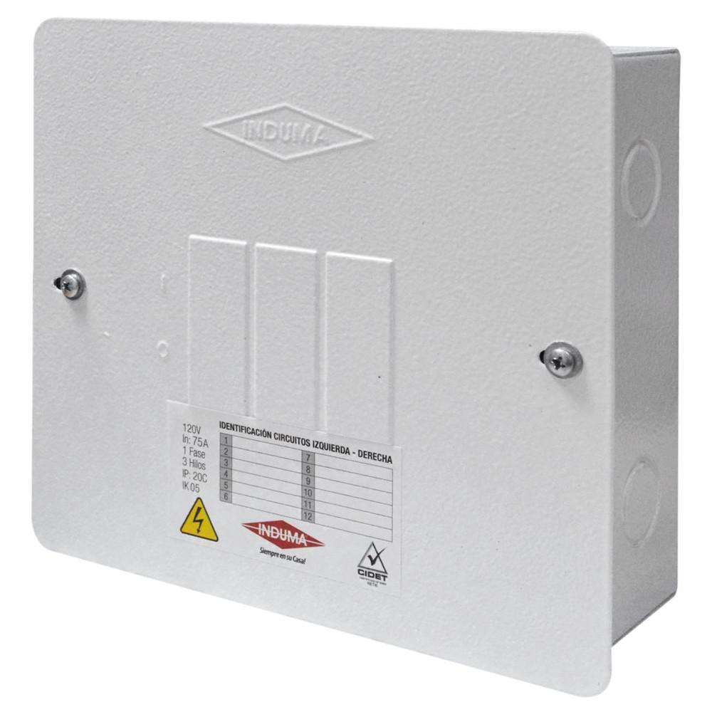 Caja Breaker Metalica 3 Circuitos Certificada Induma T7901002 T12050002