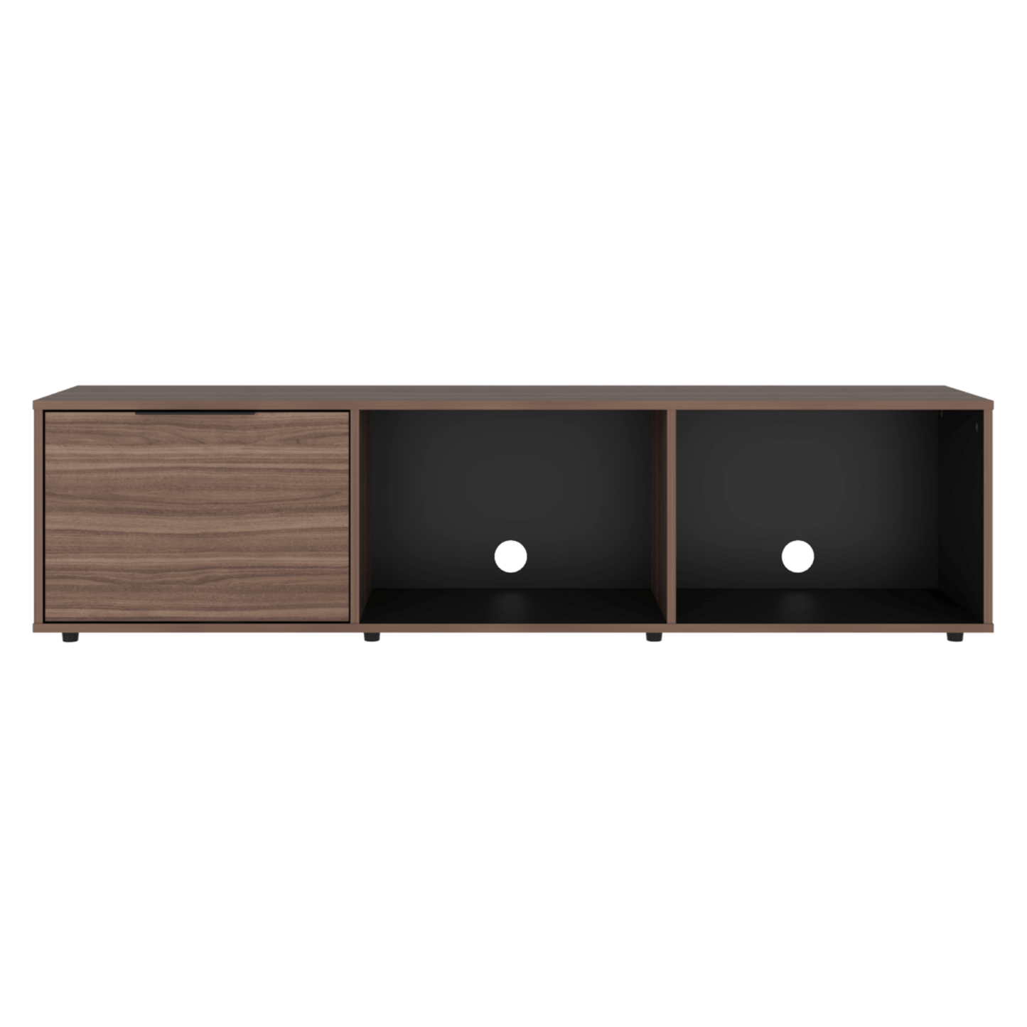 Rack De Tv 65" Dorne 41X162X35 Rta Avellana Wengue Zf