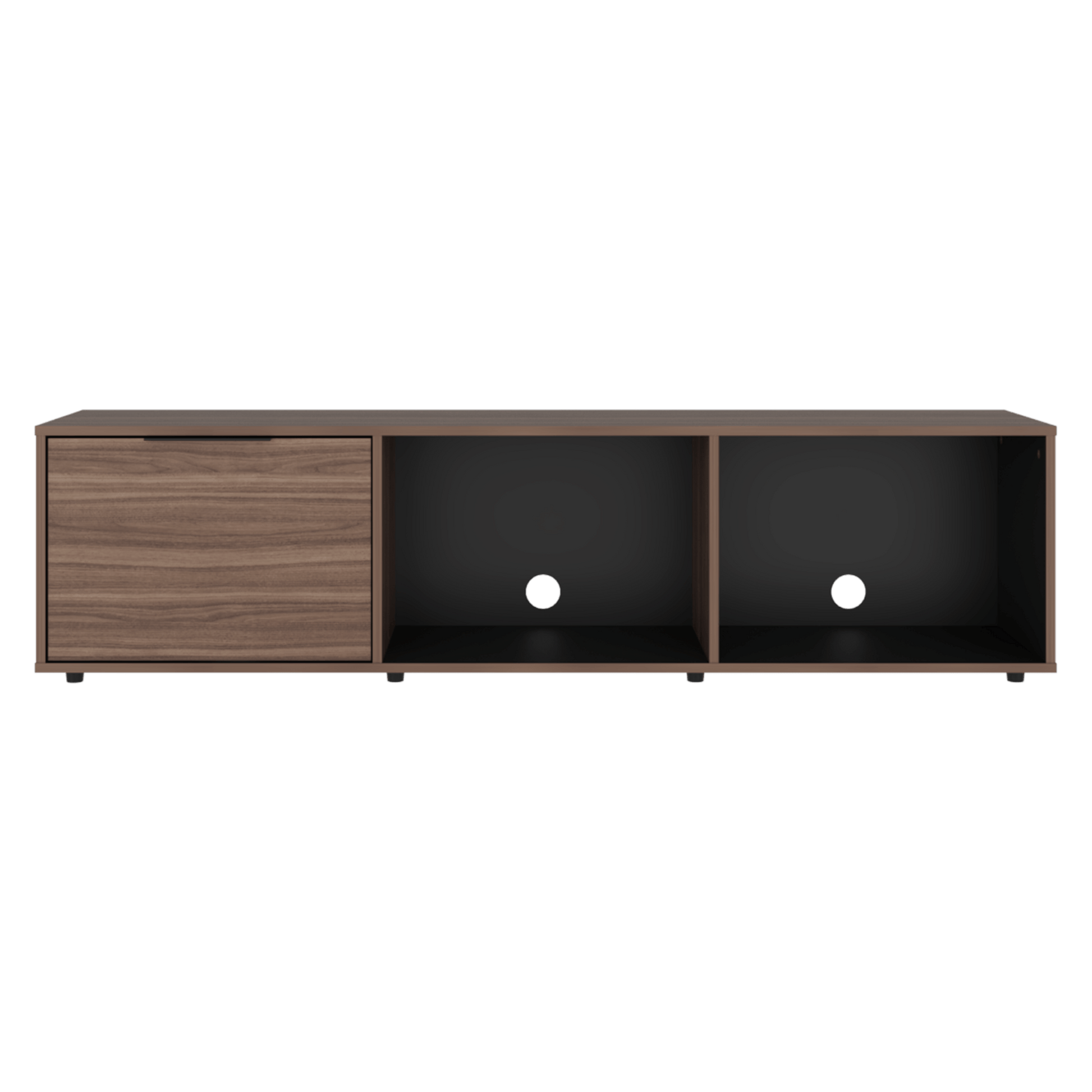 Rack De Tv 65" Dorne 41X162X35 Rta Avellana Wengue Zf