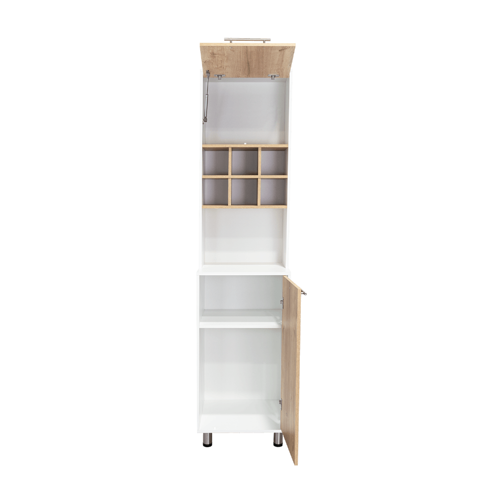 Mueble Alacena Attica Rta 204X50X49 Rta Blanco Duna