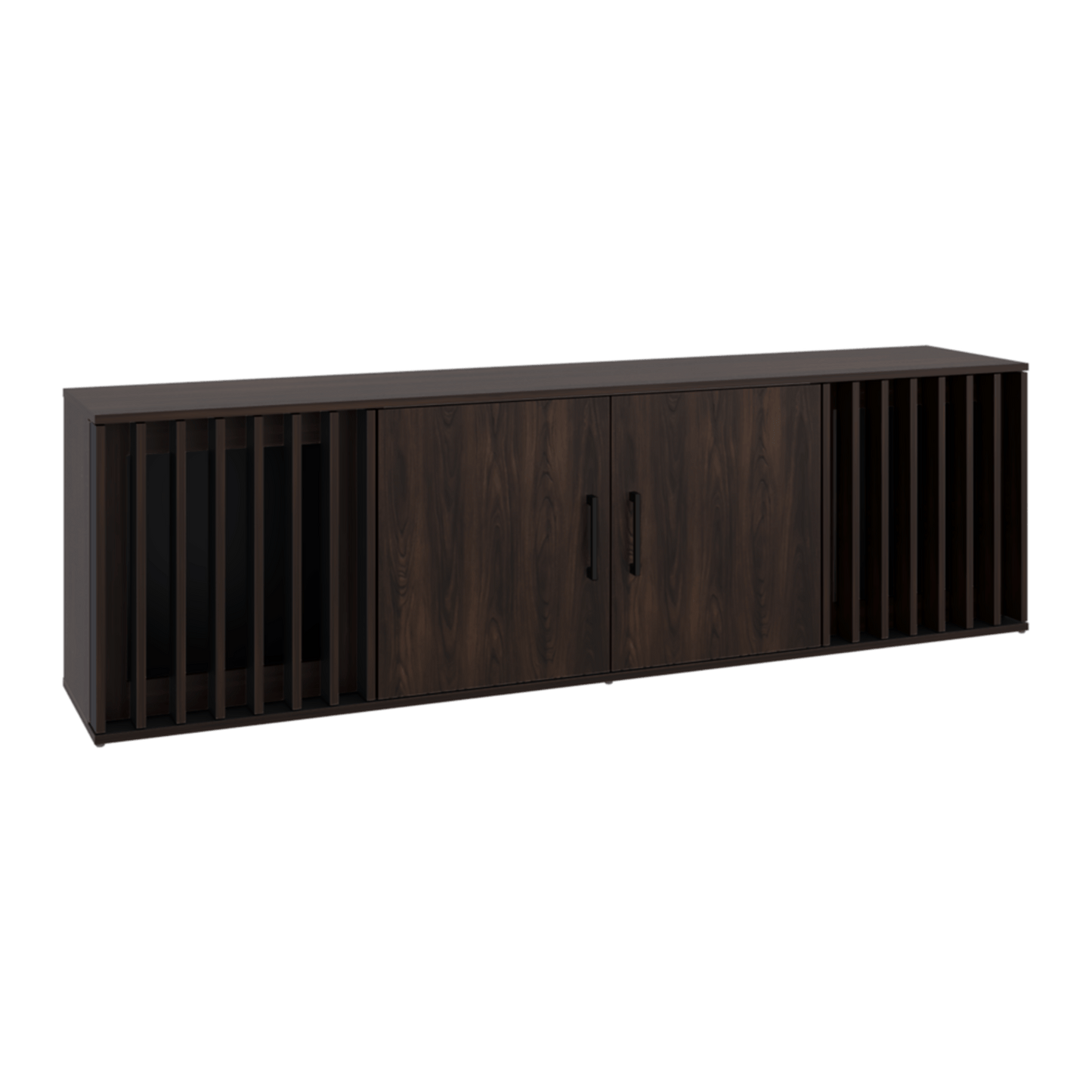 Mueble Tv Brown 75" 54X180X36 Rta Nogal Wengue Zf