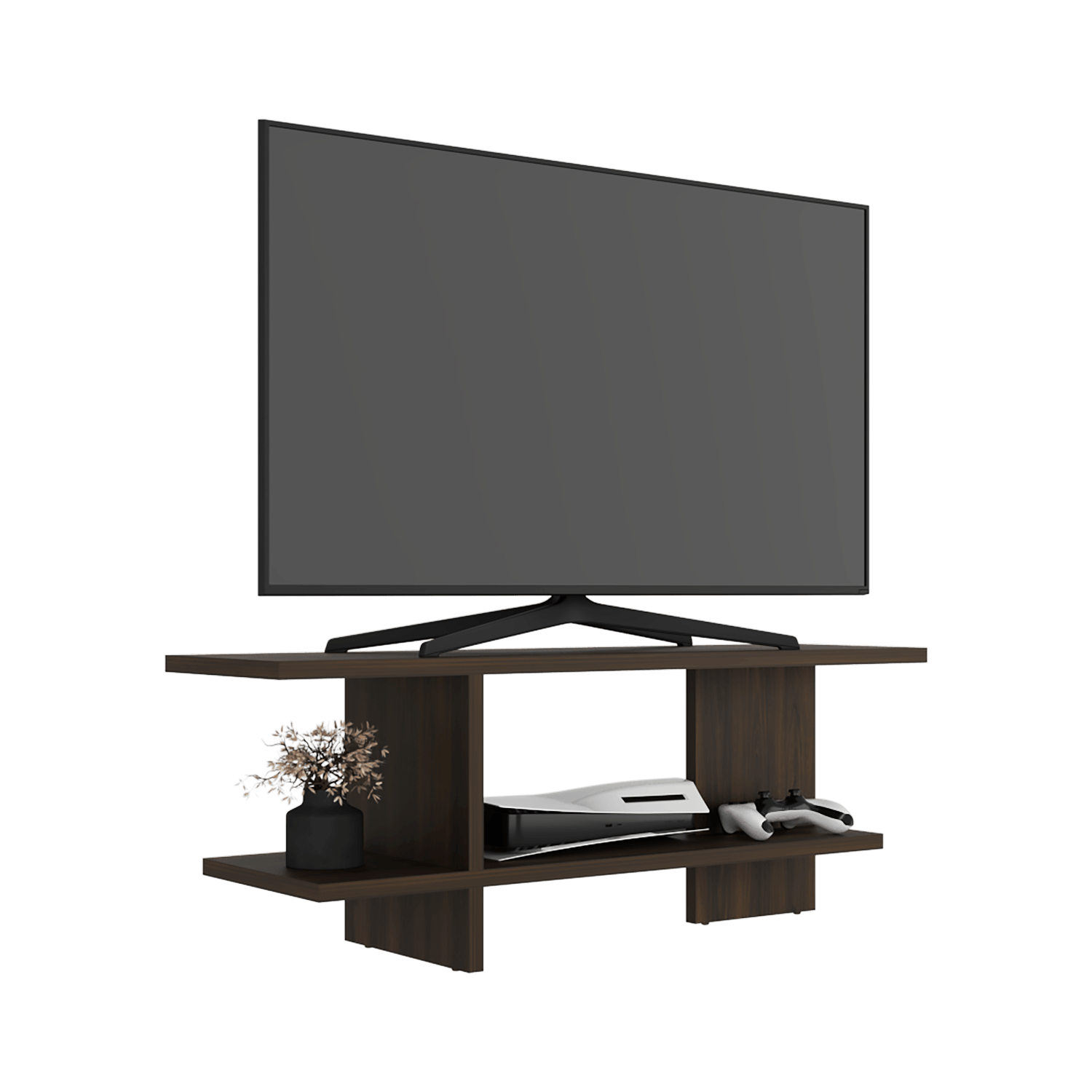 Mesa Para Tv Leeds 45X120X34 Rta Nogal Europeo