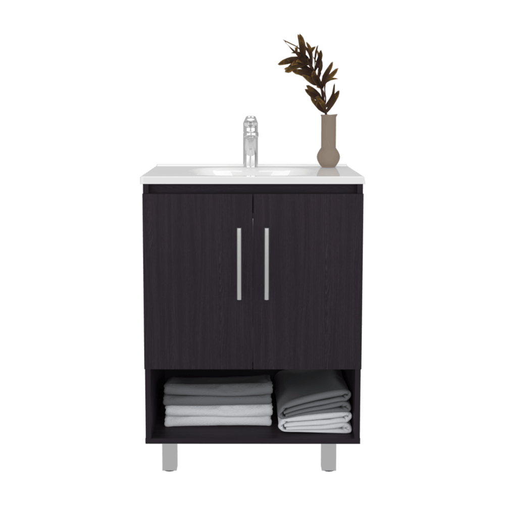 Mueble De Baño Conrad 60 84X60X45 Rta Wengue Zf