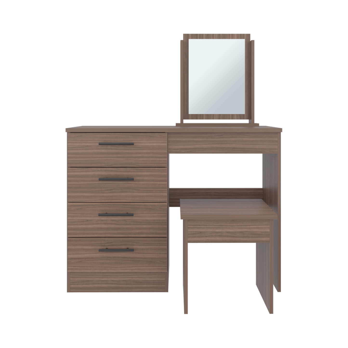 Mueble Tocador Kaia Rta Avellana + Wengue