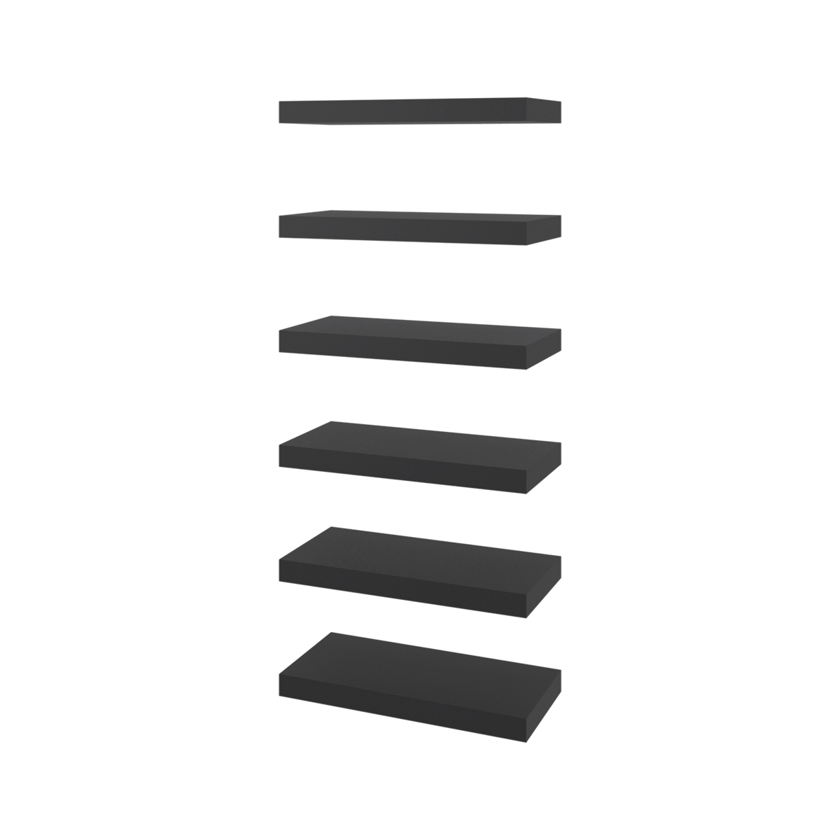 Repisa Flotante Shelf 2 Unds 3X45X20 Rta Wengue Zf