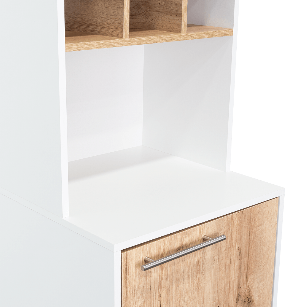 Mueble Alacena Attica Rta 204X50X49 Rta Blanco Duna