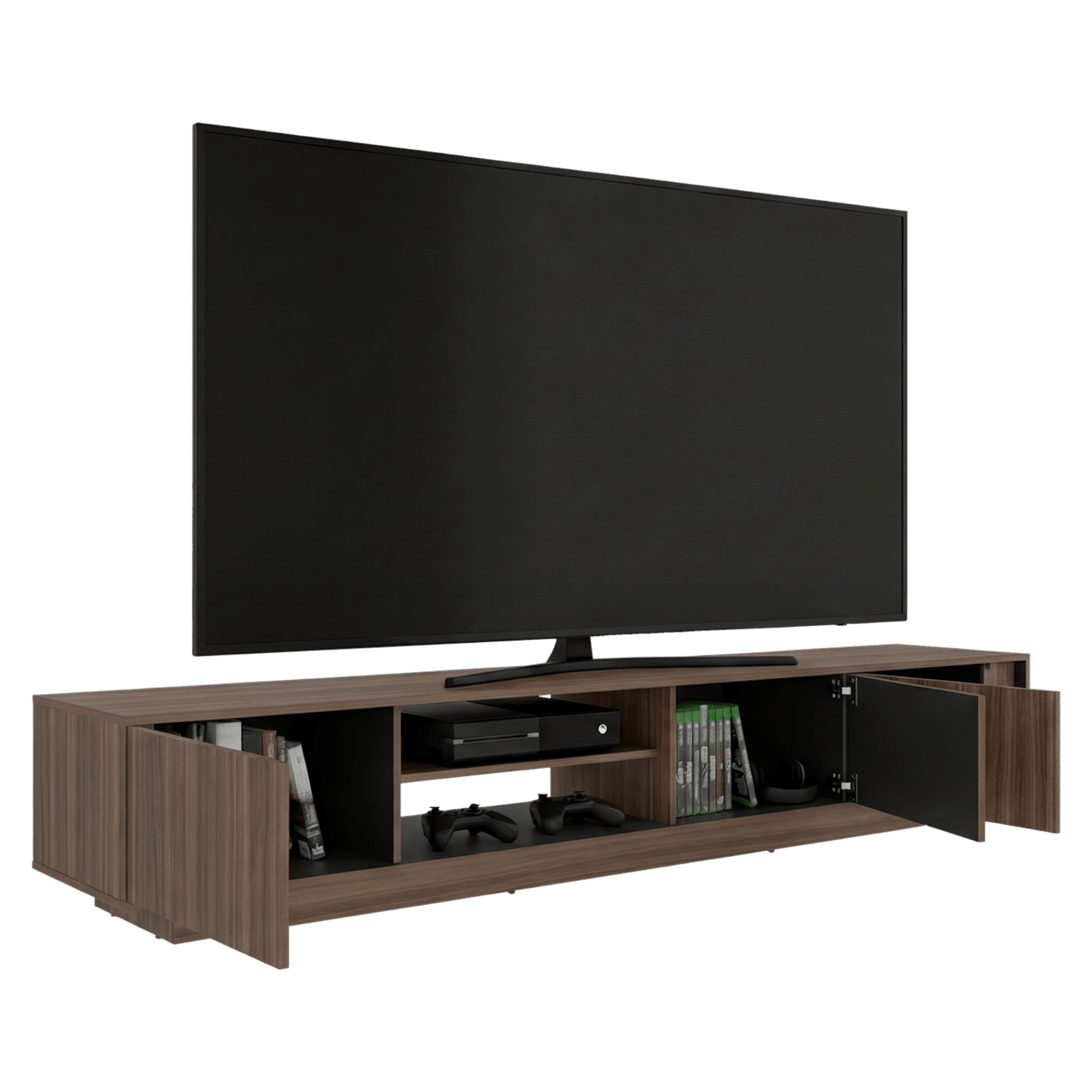 Rack Tv Maldivas 40X230X43 Rta Avellana Wengue