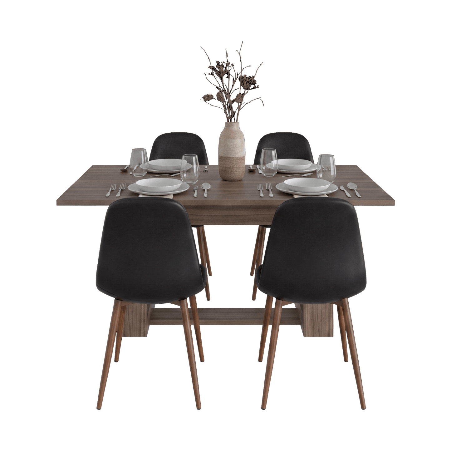 Mesa Comedor Volterra 74X160X85 Rta Avellana