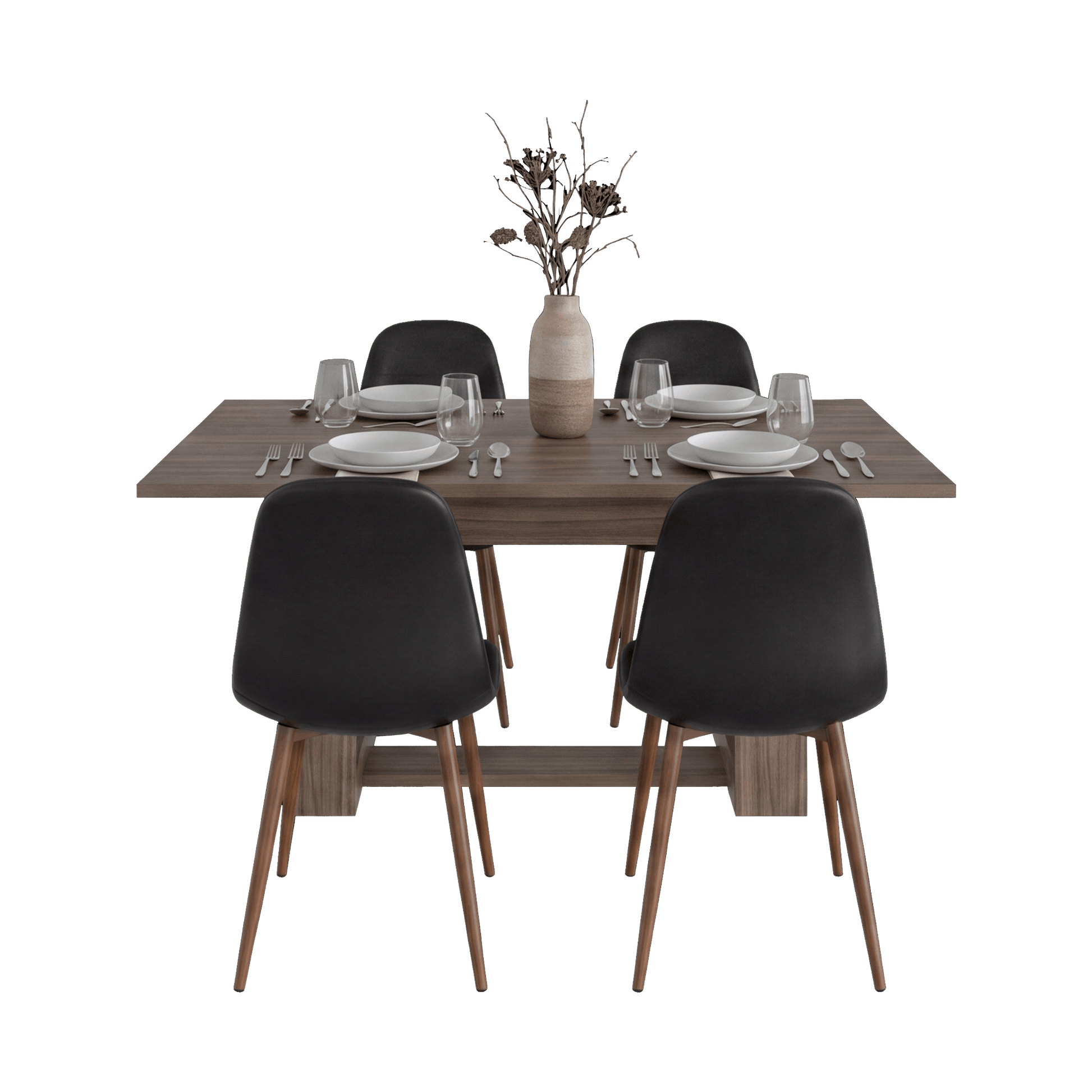 Mesa Comedor Volterra 74X160X85 Rta Avellana