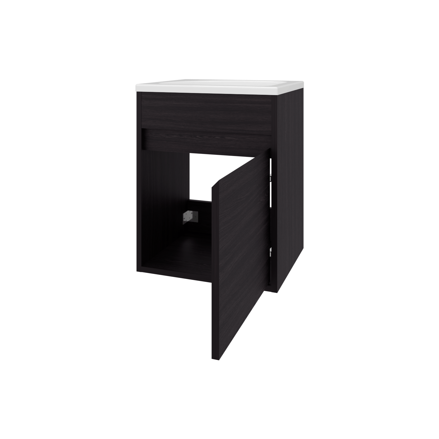 Mueble De Baño Furman 49X39X32 Rta Wengue Zf